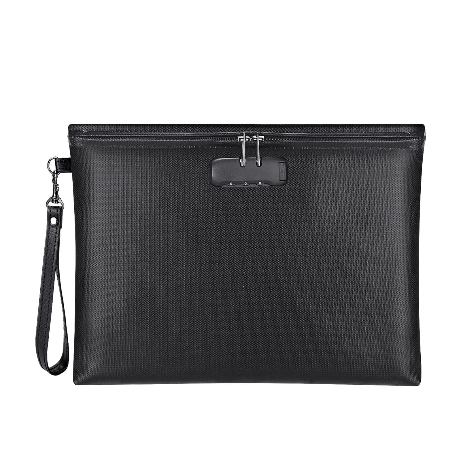 Fireproof Waterproof Document Bag for Passports, Cash and Valuables