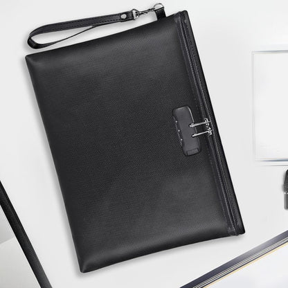 Fireproof Waterproof Document Bag for Passports, Cash and Valuables