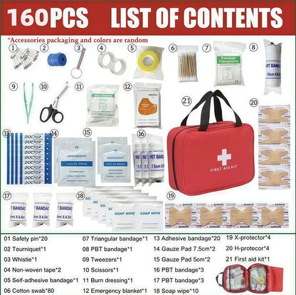 Portable Waterproof First Aid Kit for Emergency Supplies