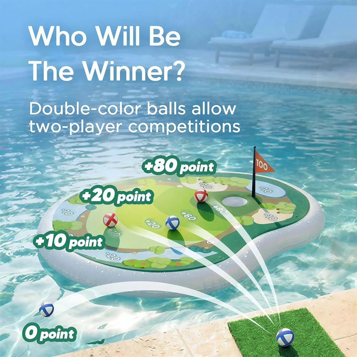 Purpose-Built Floating Golf Game Set – & Families for Everyday Use