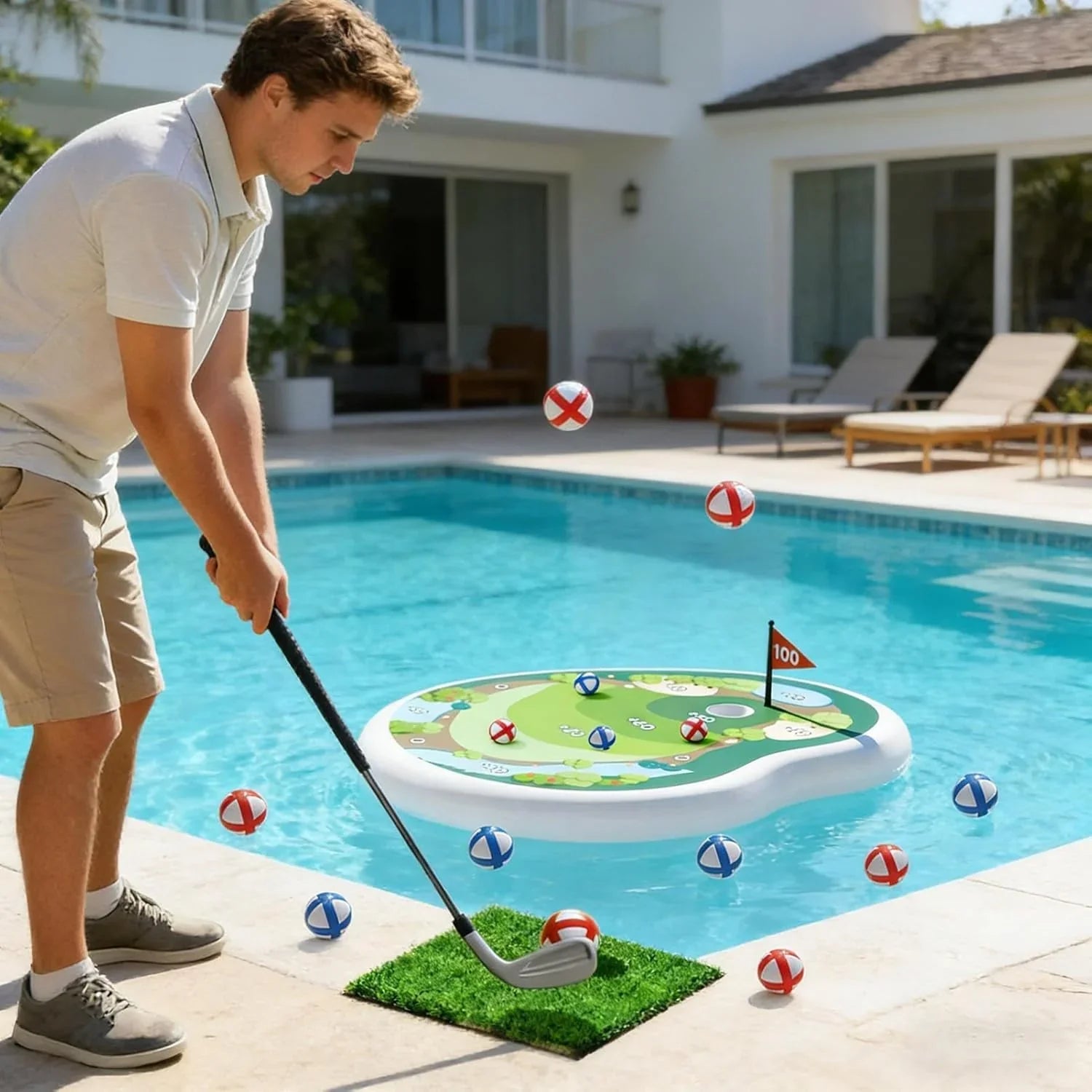 Purpose-Built Floating Golf Game Set – & Families for Everyday Use