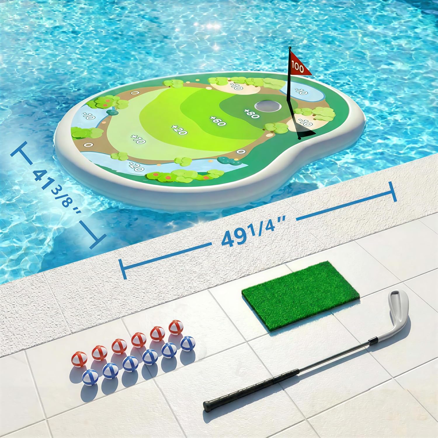 Purpose-Built Floating Golf Game Set – & Families for Everyday Use