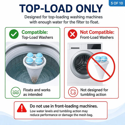 Pet-Friendly Floating Lint & Hair Catcher（3pcs） for Daily Pet Care