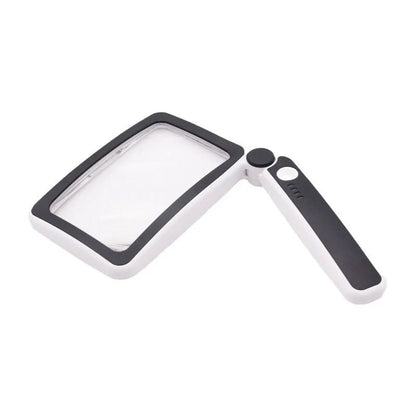 Illuminated 4X Foldable Reading Magnifier