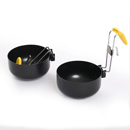 Practical Foldable Non-Stick Egg Poacher Mold for Kitchen Prep