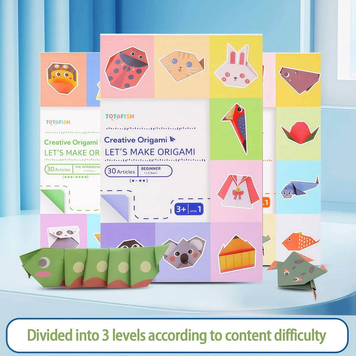 Purpose-Built Fold & Creat 3-Level Kids’ Origami Activity Book