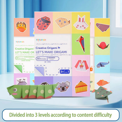 Purpose-Built Fold & Creat 3-Level Kids’ Origami Activity Book