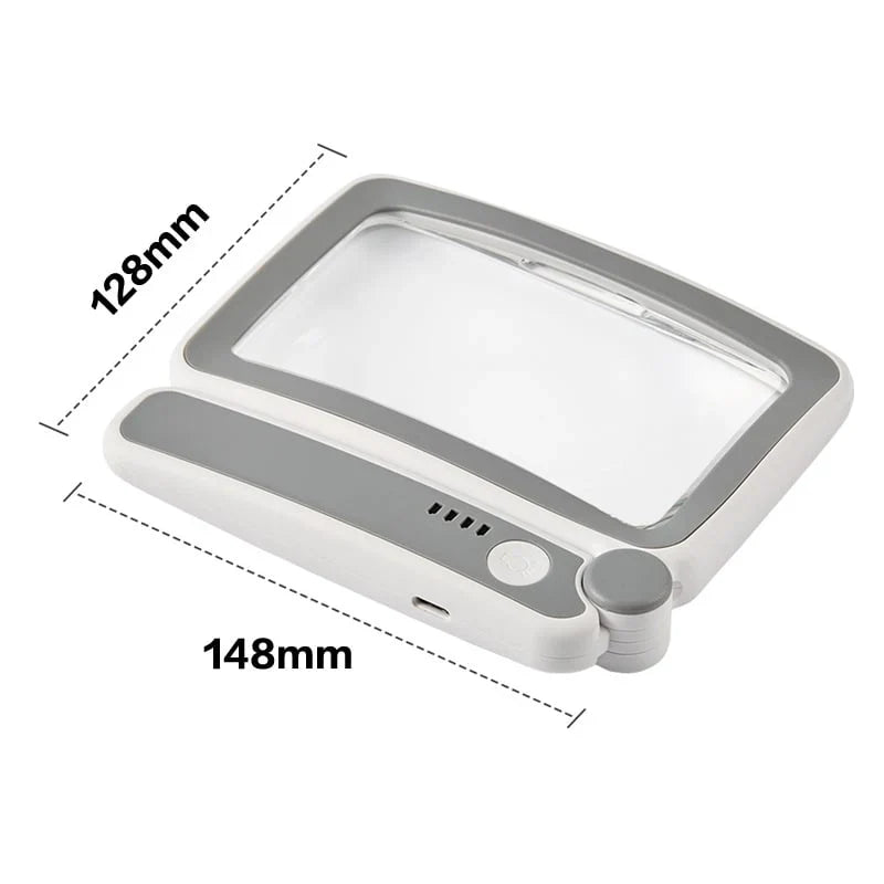 Rechargeable Folding LED Magnifier for Reading