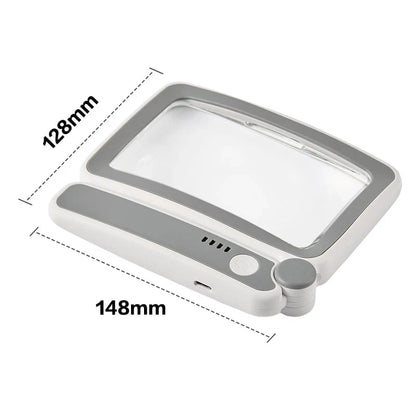 Rechargeable Folding LED Magnifier for Reading
