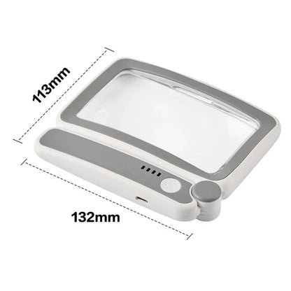 Rechargeable Folding LED Magnifier for Reading