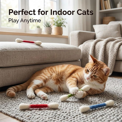 Durable Catnip Swabs: Engaging Toys for Active Cats