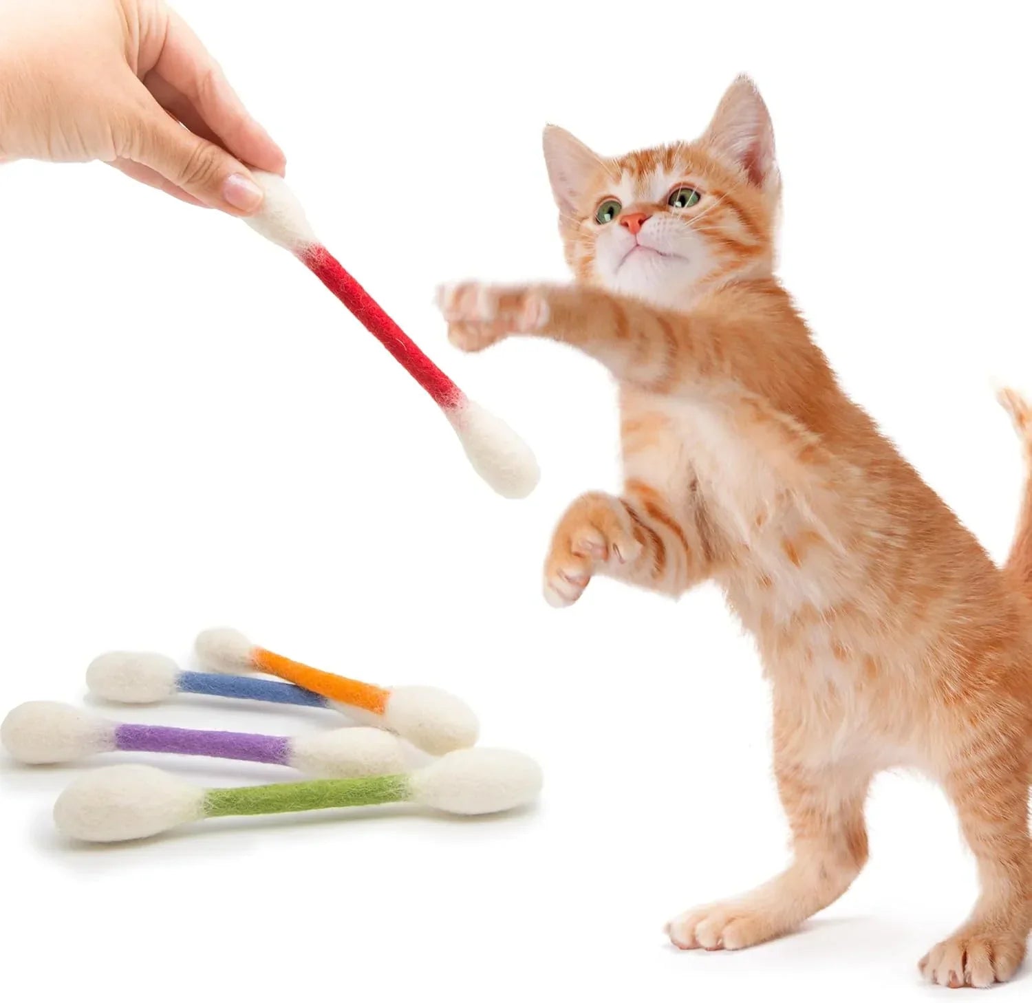 Durable Catnip Swabs: Engaging Toys for Active Cats