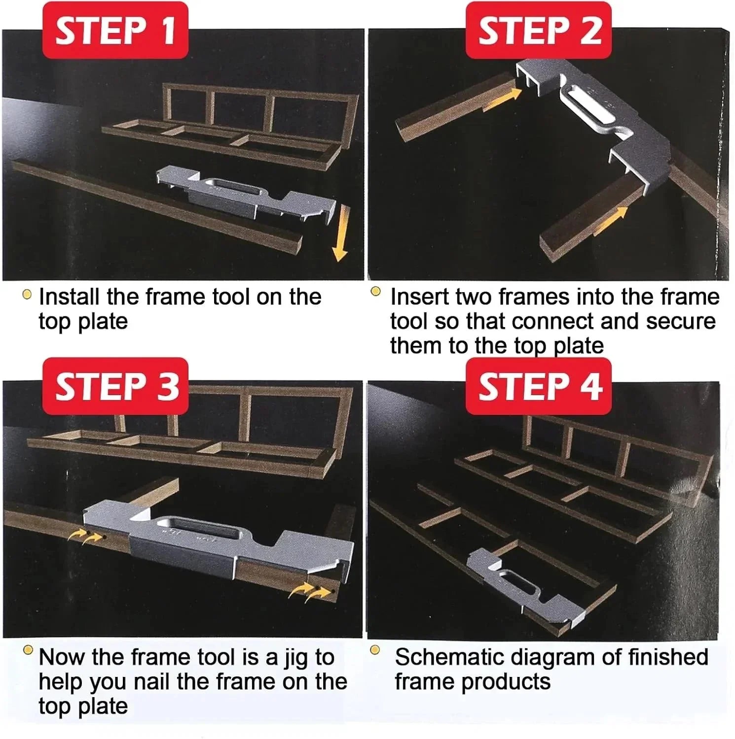 Workshop-Ready Framing Tool, 12/14/16 Inch On-Center Stud Layout