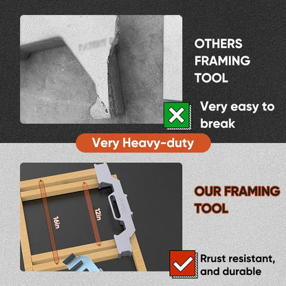 Workshop-Ready Framing Tool, 12/14/16 Inch On-Center Stud Layout