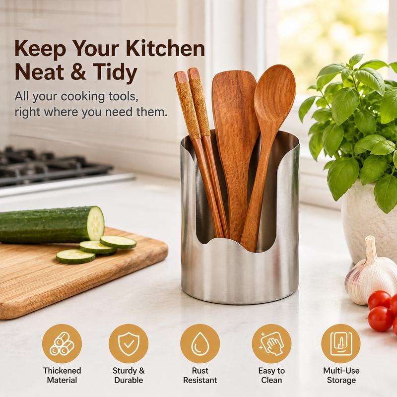 Practical Multi-Functional Kitchen Utensil Holder for Kitchen Prep