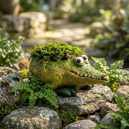 Whimsical Animal Character Planters