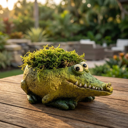 Whimsical Animal Character Planters