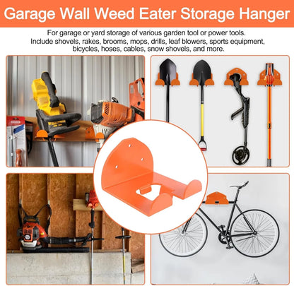 Space-Saving Garage Organizer Wall Hanger for Organized Storage