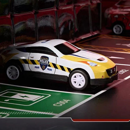 Vehicle-Ready 48 Mini Pull-Back Cars with Built-In Garage