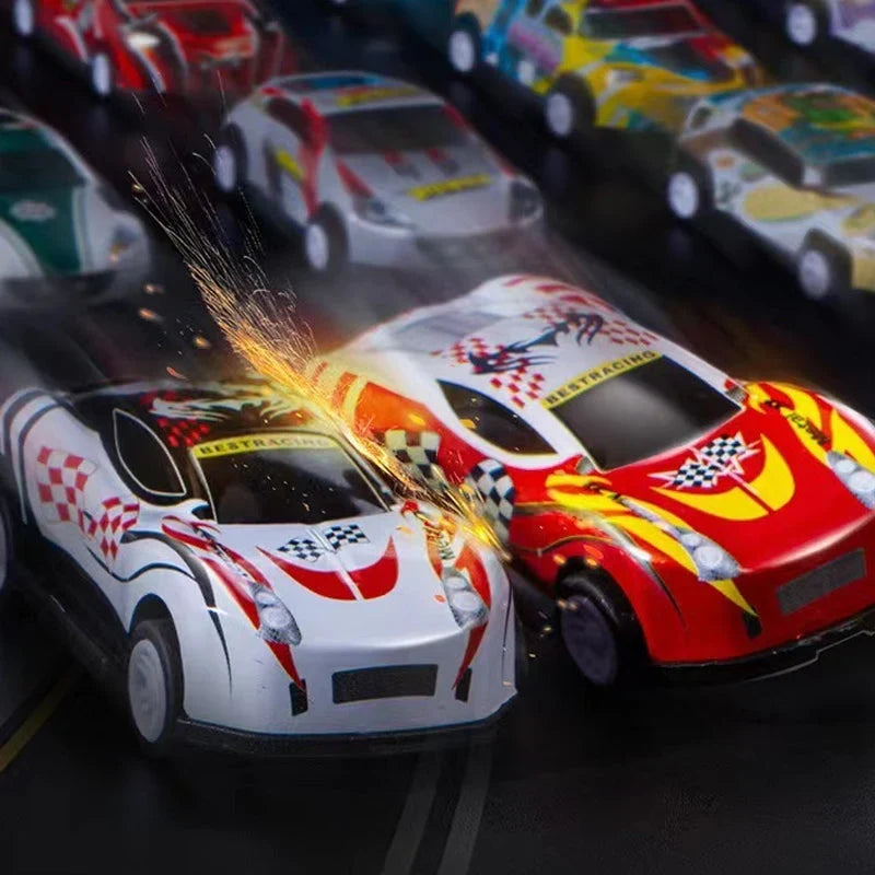 Vehicle-Ready 48 Mini Pull-Back Cars with Built-In Garage