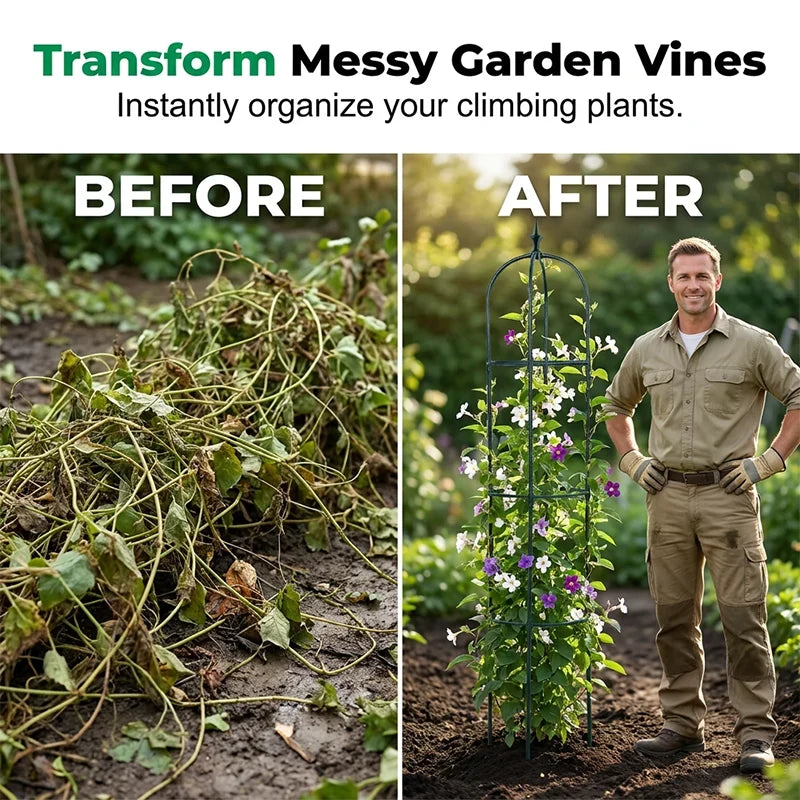 Garden Trellis Support for Climbing Flowers and Vegetable Vines