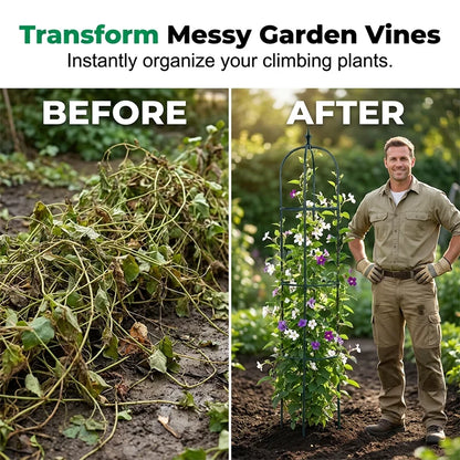 Garden Trellis Support for Climbing Flowers and Vegetable Vines
