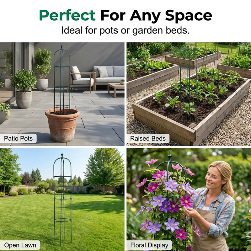 Garden Trellis Support for Climbing Flowers and Vegetable Vines