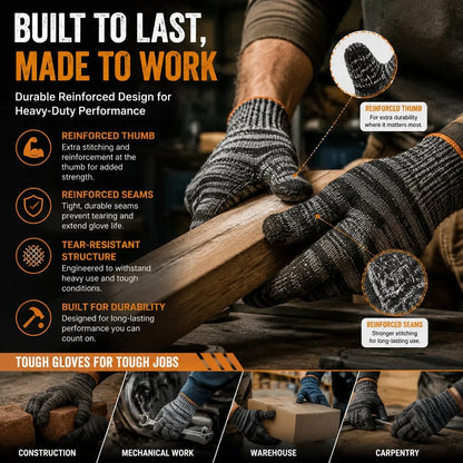 Outdoor Gardening Gloves for Men & Women– Breathable Stretch Work