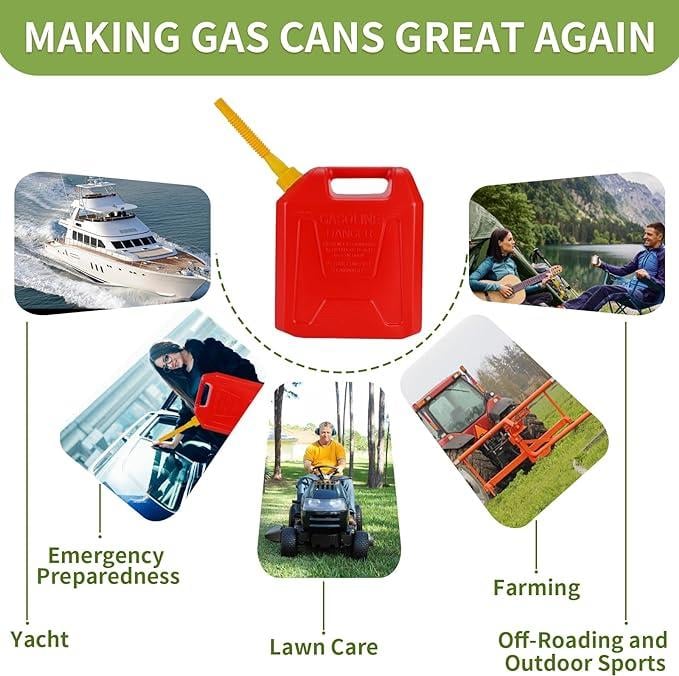 Hands-On Universal Gas Can Spout Replacement Kit – Flexible