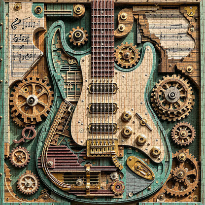 Hands-On Gears & Strings Jigsaw Puzzle 1000 Piece for Creative Play
