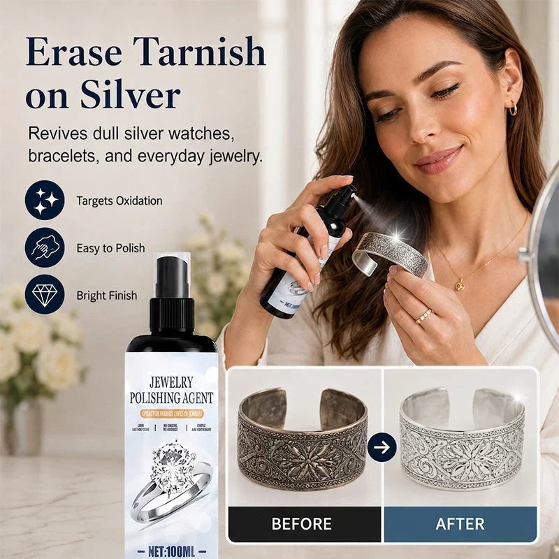 Easy-Care Gentle Jewelry Cleaning Spray for Routine Upkeep