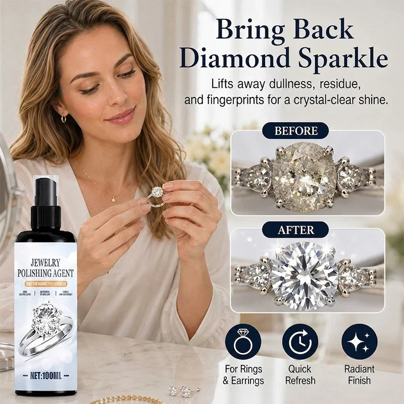 Easy-Care Gentle Jewelry Cleaning Spray for Routine Upkeep