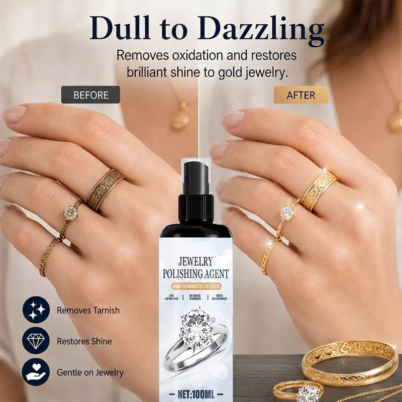 Easy-Care Gentle Jewelry Cleaning Spray for Routine Upkeep