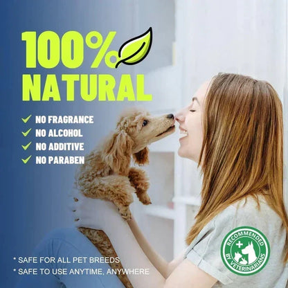 Easy-Care Gentle Pet Ear Wash – Odor- Cleaning for Dogs &