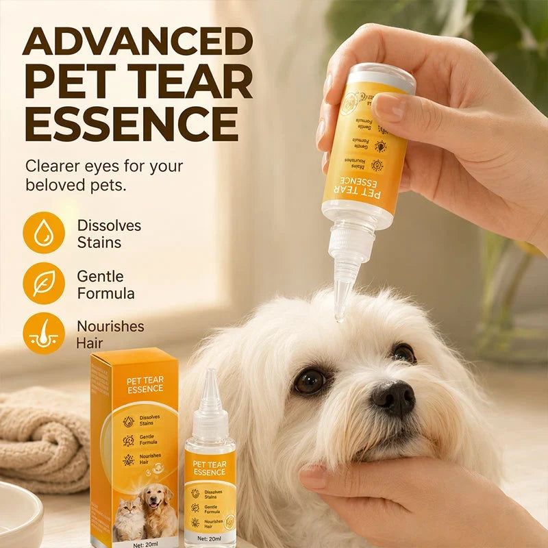 Gentle Pet Eye-Care Solution for Cleansing Around the Eyes