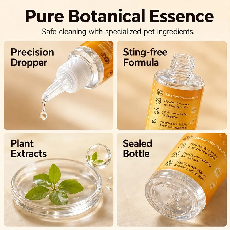 Gentle Pet Eye-Care Solution for Cleansing Around the Eyes