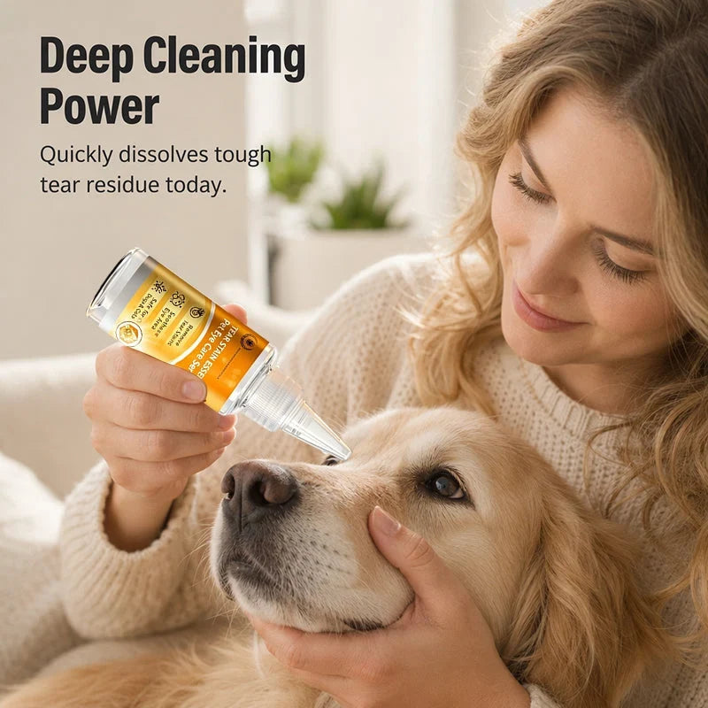 Gentle Pet Eye-Care Solution for Cleansing Around the Eyes