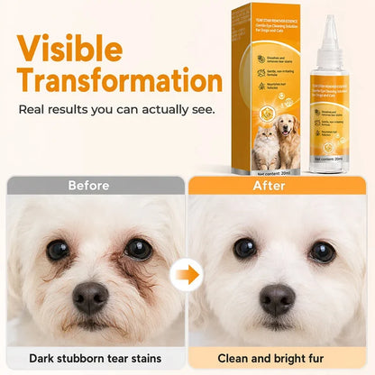 Gentle Pet Eye-Care Solution for Cleansing Around the Eyes