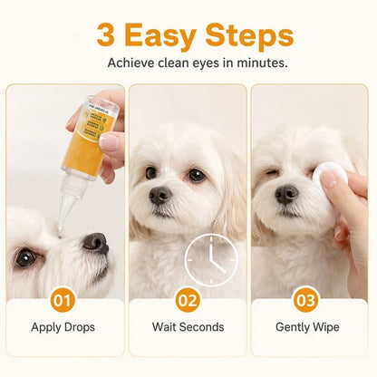 Gentle Pet Eye-Care Solution for Cleansing Around the Eyes