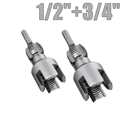 Purpose-Built Drill-Powered Pipe Thread Cutting Bit – Internal &