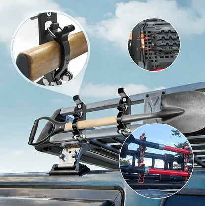 Purpose-Built Heavy Duty Zinc Alloy Shovel Mount for Everyday Use