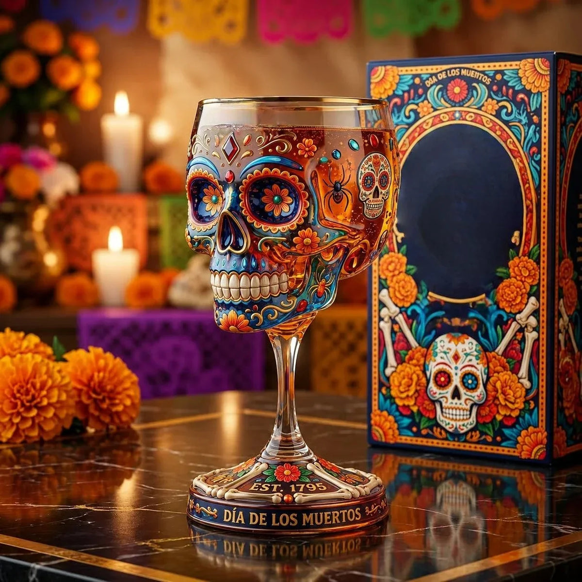 Purpose-Built Day of the Dead Collector – Art Glass for Everyday Use