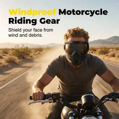 Versatile Detachable Full Face Goggle Mask