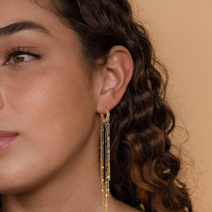 Comfort-Focused 14K Gold Plated Long – for Women for Everyday Wear