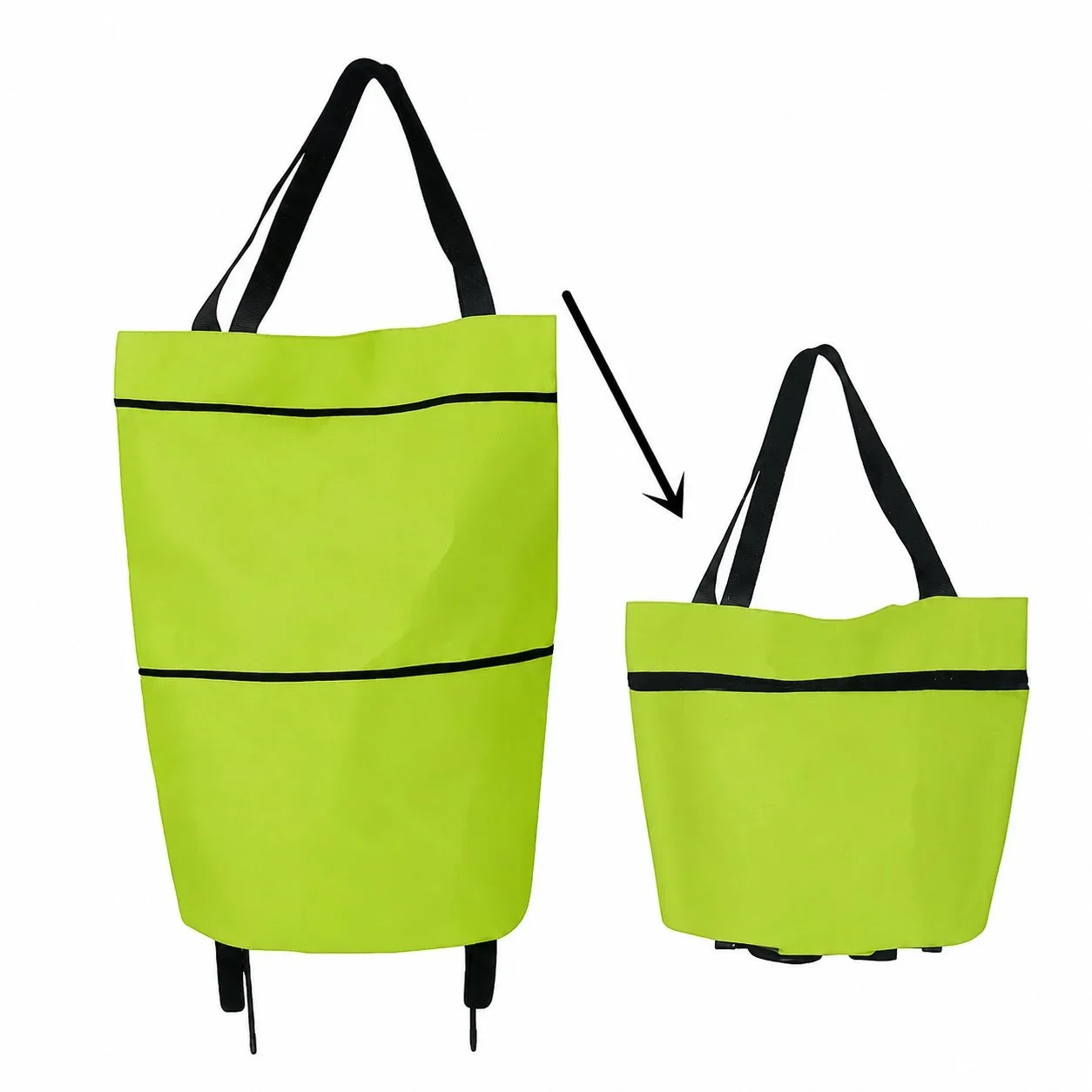 Distinctive Large-capacity folding push-pull shopping bag - The