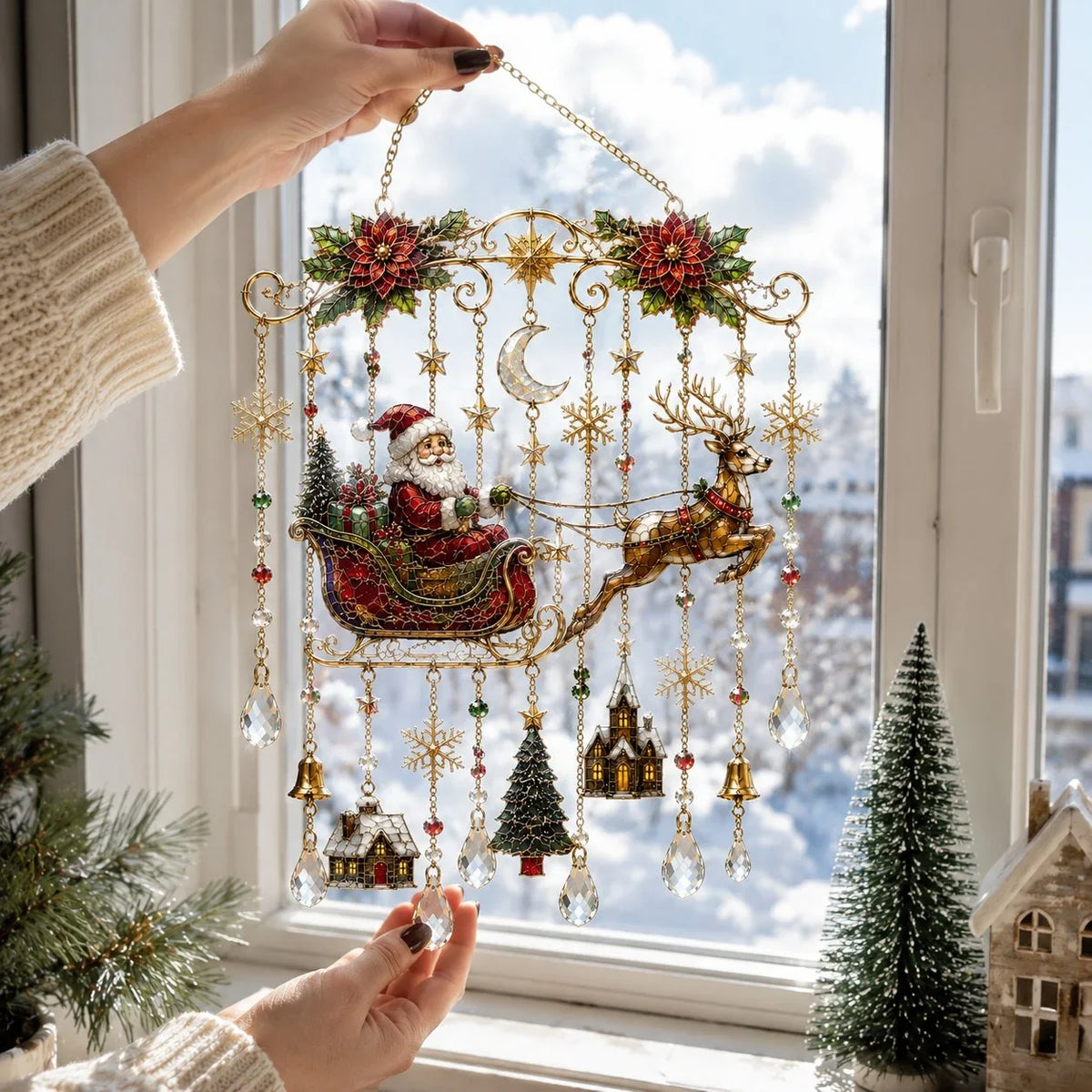 Purpose-Built Handmade Stained Glass Window Hanging – Tempered