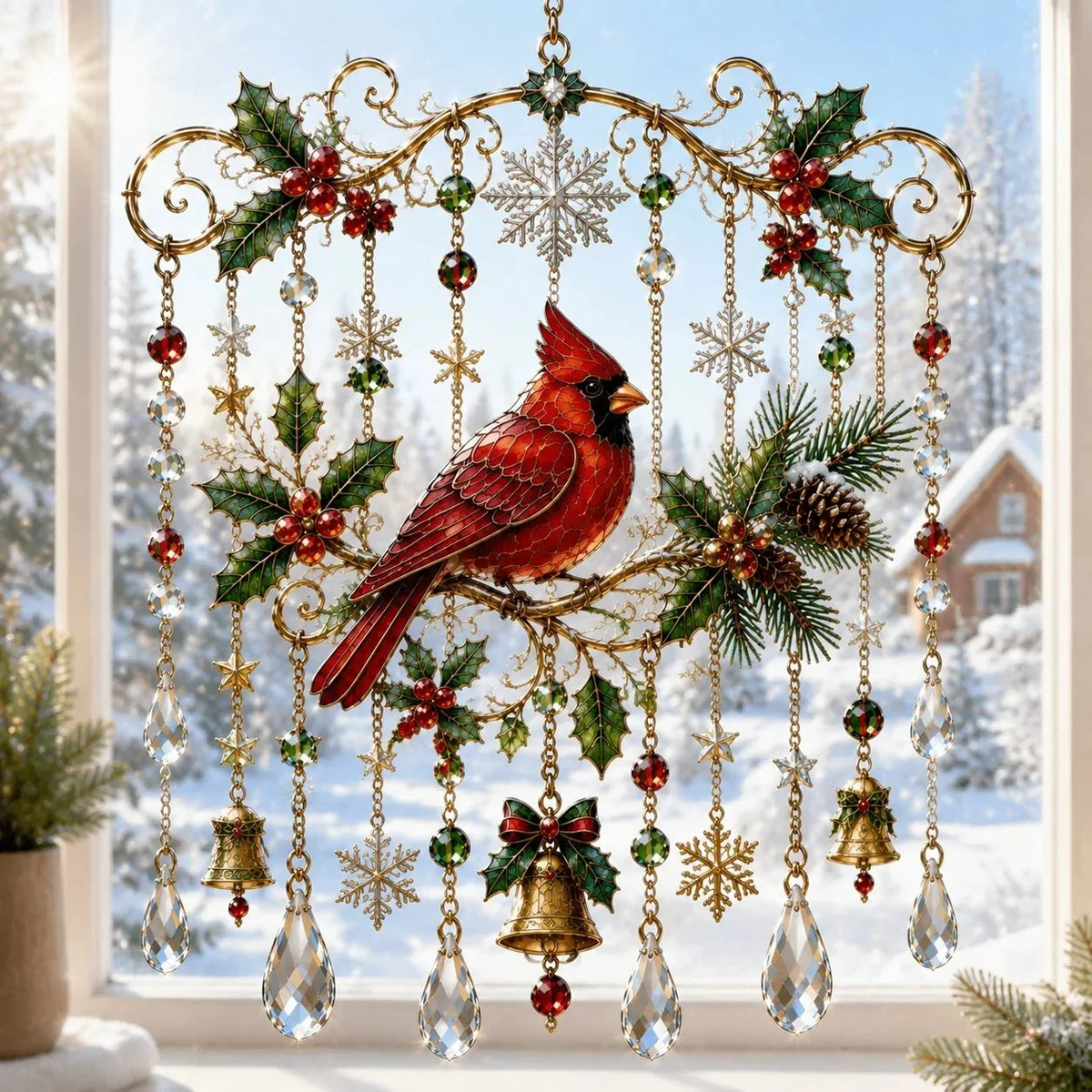 Purpose-Built Handmade Stained Glass Window Hanging – Tempered