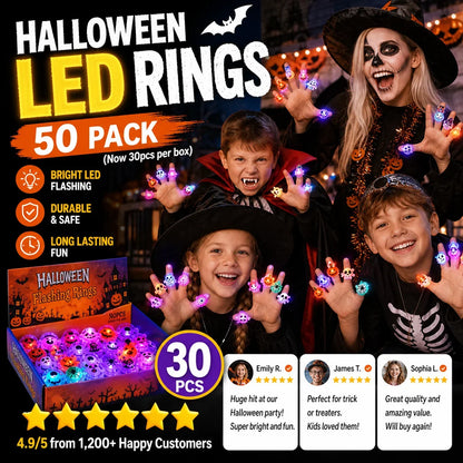 Decorative LED Light Glowing RingSet of 50 PCS for Focused Lighting