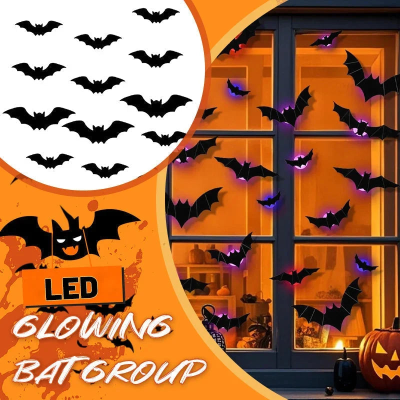 Purpose-Built LED Flying Bat Decorations for Everyday Use