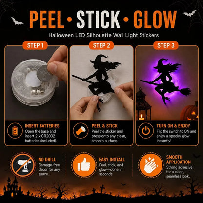 Decorative LED Wall Light Stickers for Focused Lighting